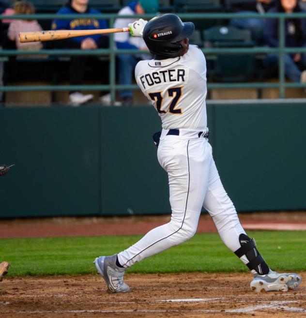 Tri-City Dust Devils' Rio Foster at bat