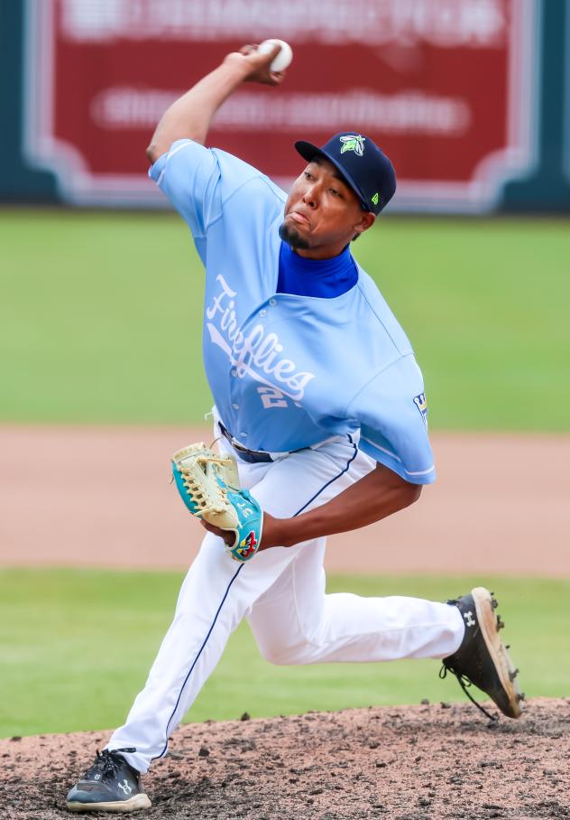 Columbia Fireflies pitcher Henson Leal