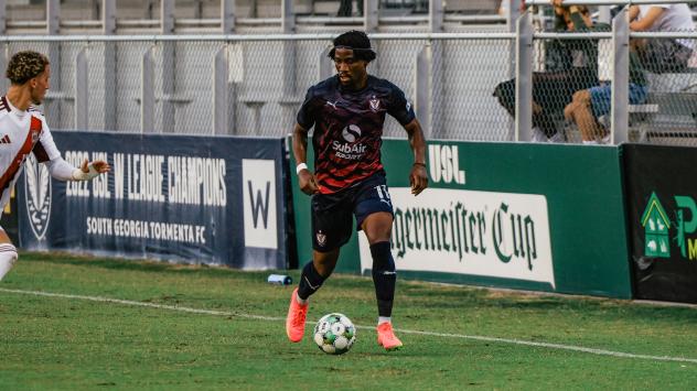 South Georgia Tormenta FC forward Jonathan Nyandjo