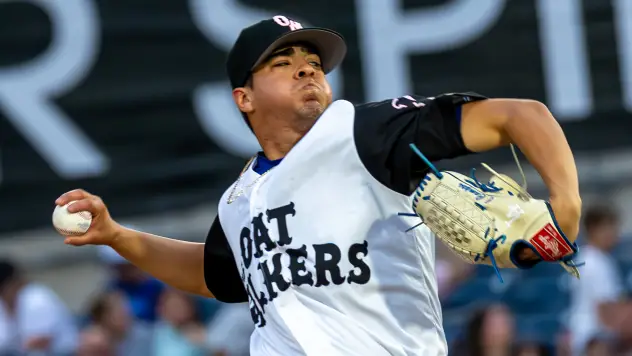 Tulsa Drillers' Chris Campos in action