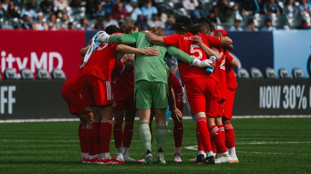 Chicago Fire FC huddle