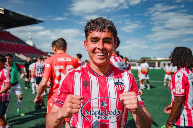 David Rodríguez of Atlético Ottawa