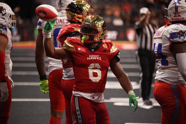 Vegas Knight Hawks running back and kick returner Antonio Wimbush