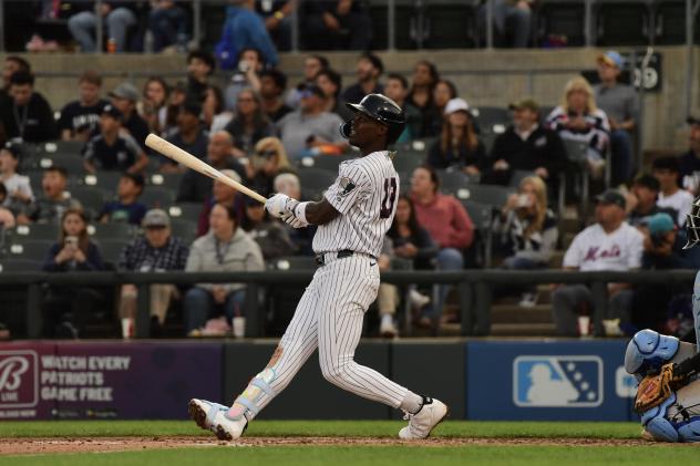 3B Jazz Chisholm Jr. with the Somerset Patriots