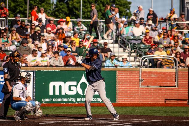 Fond du Lac Dock Spiders at bat