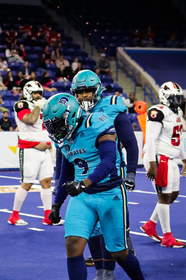 Massachusetts Pirates defender Marquis Waters