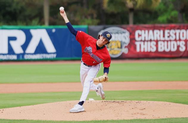 Charleston RiverDogs pitcher Ryan Andrade