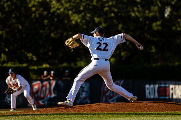 St. Cloud Rox' Hunter Day on the mound
