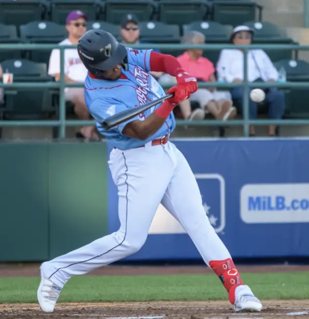 Tri-City Dust Devils at bat