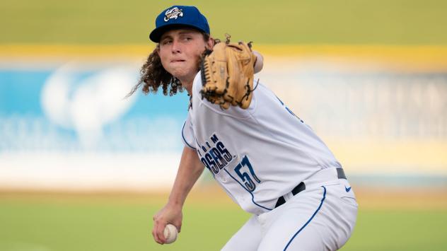 Omaha Storm Chasers pitcher Andrew Hoffmann