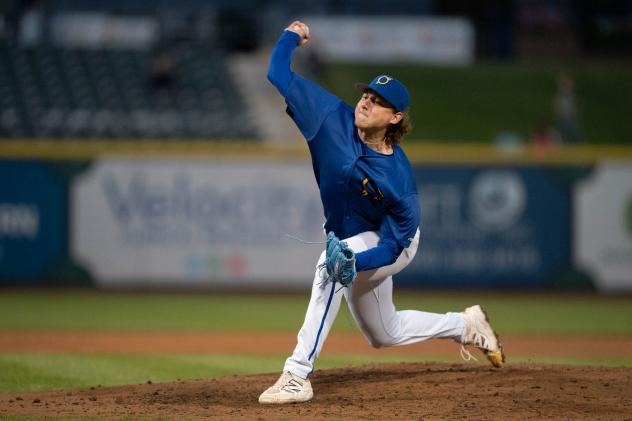 Omaha Storm Chasers pitcher Andrew Hoffmann