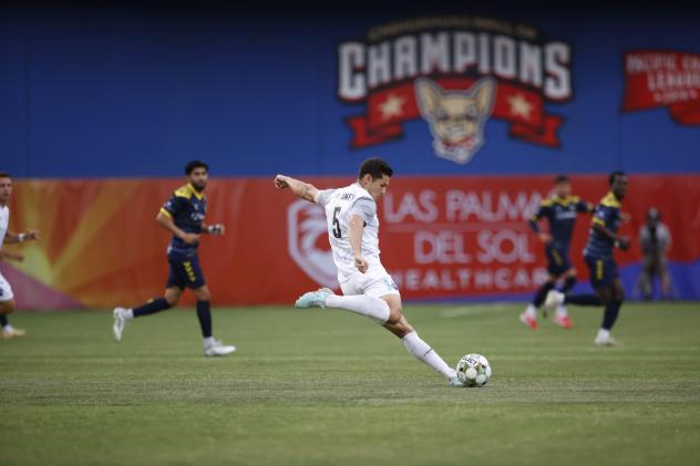 Colorado Springs Switchbacks FC's Matt Mahoney in action