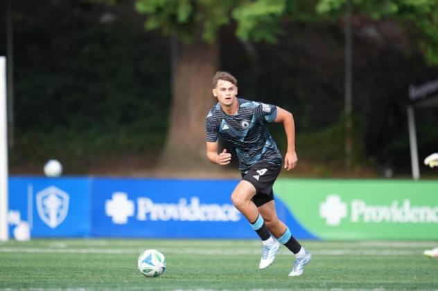 Tacoma Defiance's Leo Burney in action