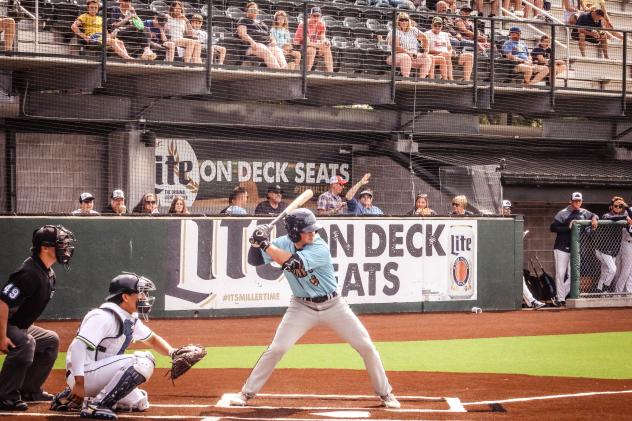 Fond du Lac Dock Spiders second baseman Patrick Graham