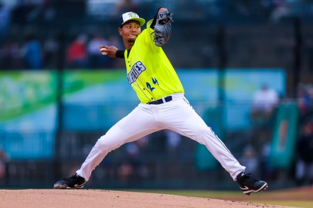 Columbia Fireflies pitcher Yunior Marte