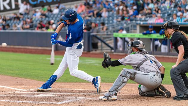 Chris Newell homers for the Tulsa Drillers