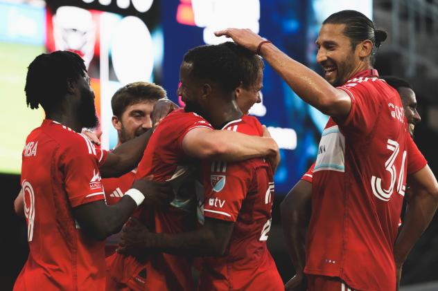Chicago Fire FC celebrates win