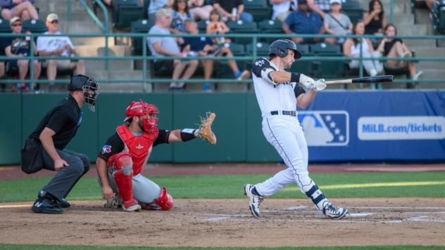 Tri-City Dust Devils at bat