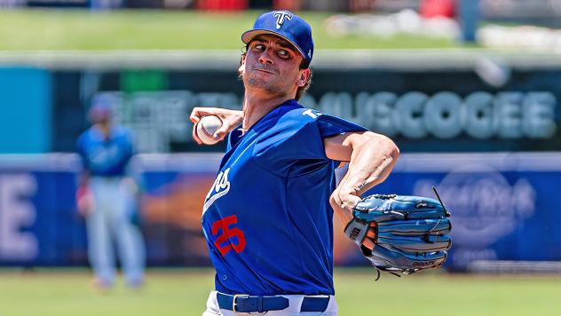 Tulsa Drillers pitcher Peter Heubeck