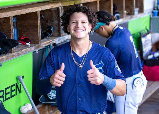 Luis Suisbel of the Everett AquaSox