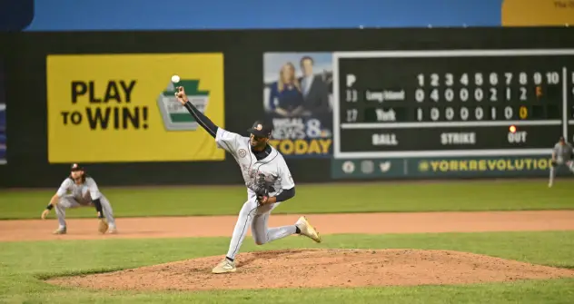 Long Island Ducks on the mound