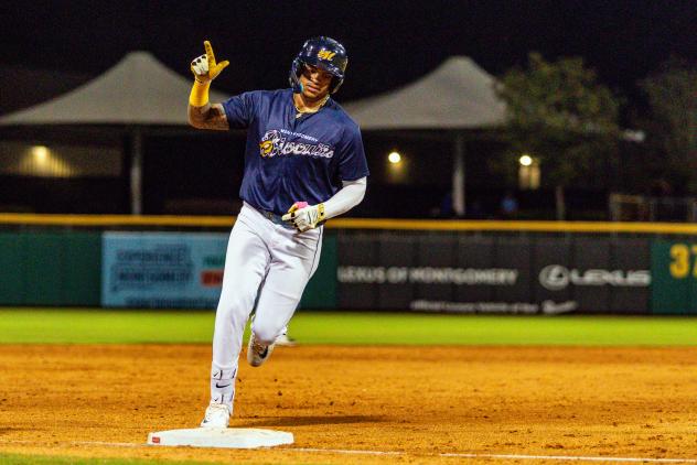 Montgomery Biscuits first baseman Xavier Isaac