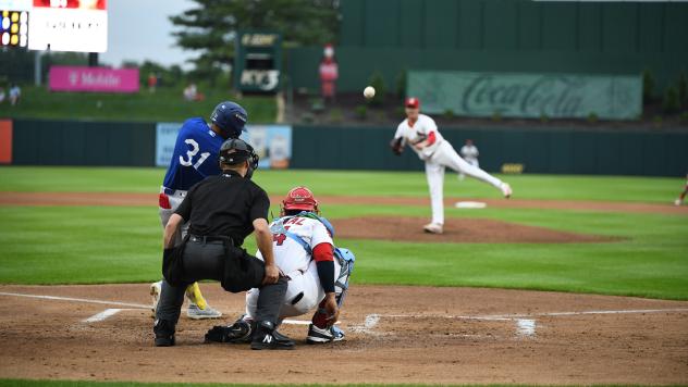 Jose Ramos at bat for the Tulsa Drillers