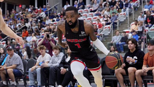 Guard Corey Davis Jr. with the Calgary Surge