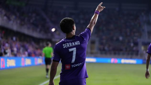 Louisville City FC forward Ray Serrano