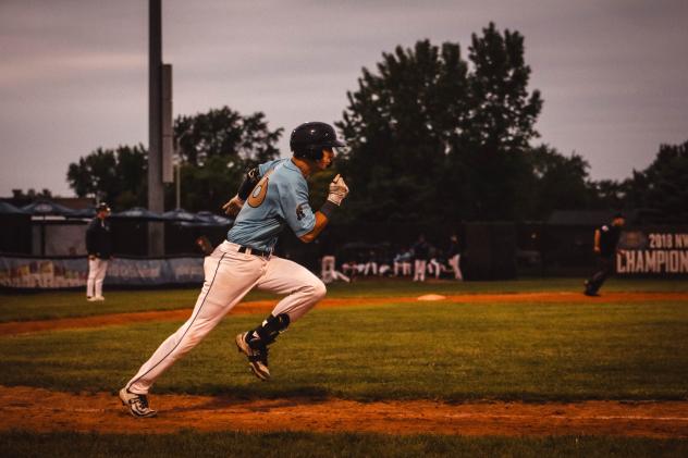 Fond du Lac Dock Spiders' Tyler Stack in action