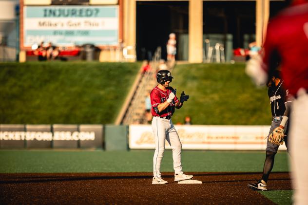 Kansas City Monarchs' Ross Adolph on game night