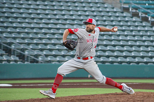 Winnipeg Goldeyes pitcher Mitchell Lambson