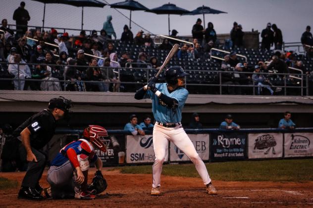 Fond du Lac Dock Spiders' Jalen Gellings at bat