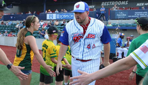 Green Bay Rockers pitcher Maddox Long