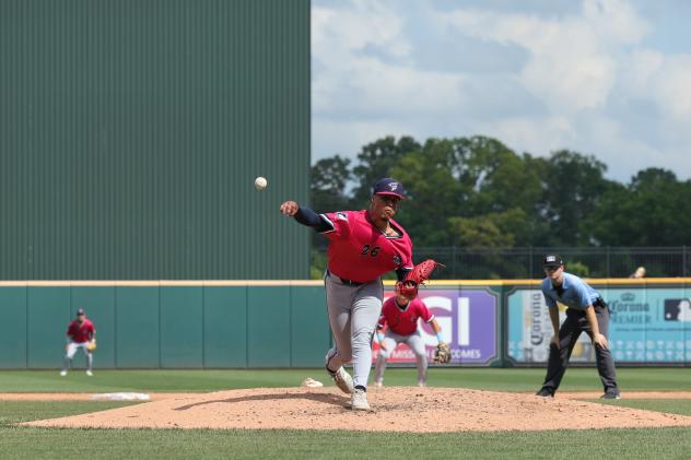 Pensacola Blue Wahoos pitcher Orlando Ortiz-Mayr