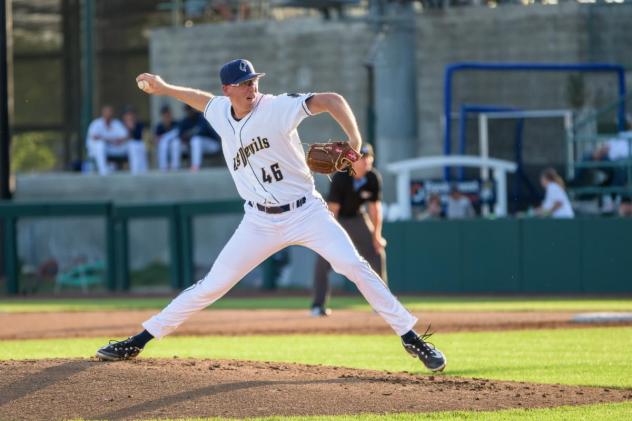 Tri-City Dust Devils pitcher Ryan Johnson