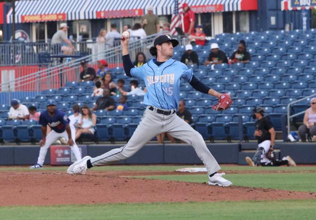 Charleston RiverDogs pitcher Ryan Andrade