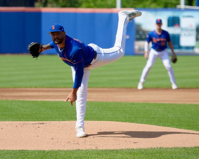 Syracuse Mets pitcher Sean Manaea