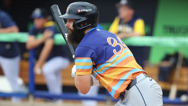 Montgomery Biscuits' Matthew Etzel on game night