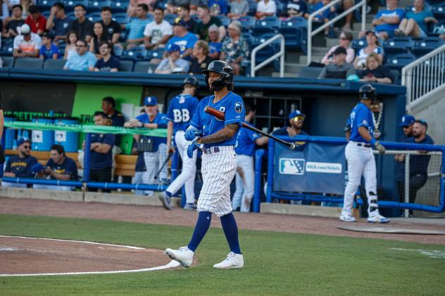Biloxi Shuckers' Demetrius Hill on game night