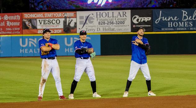 Hickory Crawdads on game night
