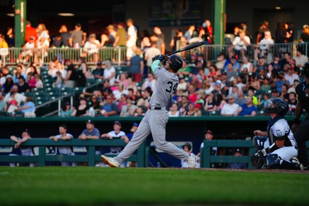 Somerset Patriots' Spencer Jones at bat