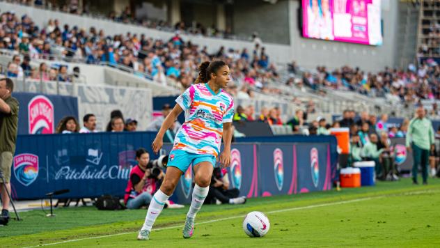 San Diego Wave FC defender Perle Morroni