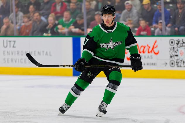 Texas Stars forward Kole Lind