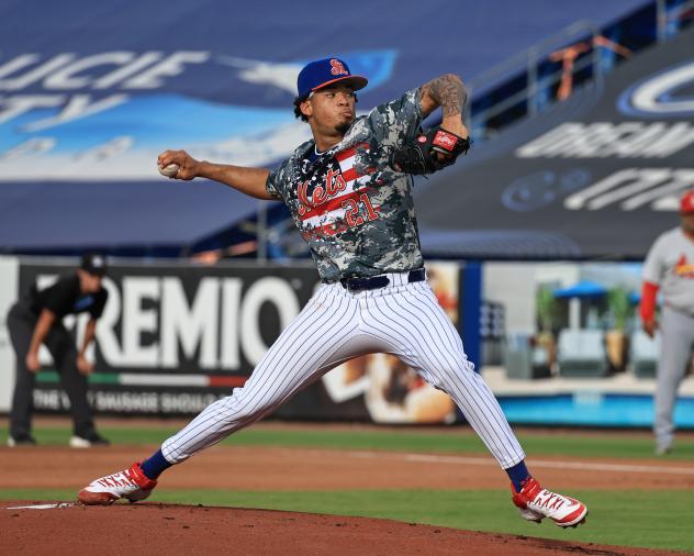 St. Lucie Mets pitcher Wellington Aracena