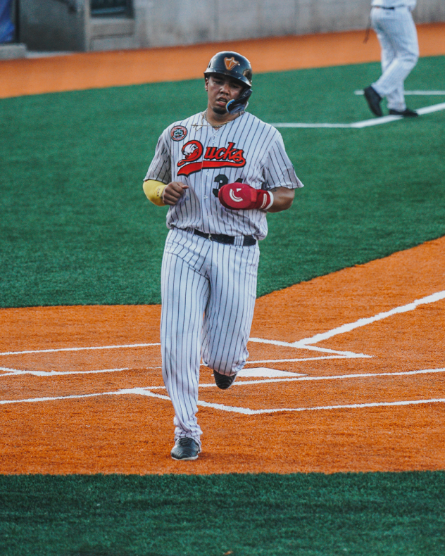 Long Island Ducks catcher Ronaldo Flores