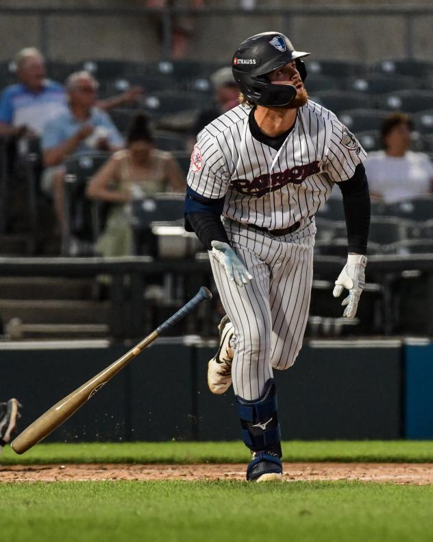 Roc Riggio of the Somerset Patriots