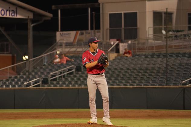 Pensacola Blue Wahoos pitcher Evan Fitterer