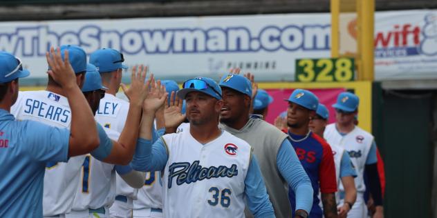 Myrtle Beach Pelicans pitching coach Bruce Billings