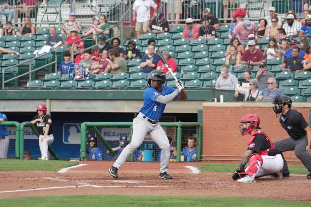 Biloxi Shuckers catcher Zavier Warren